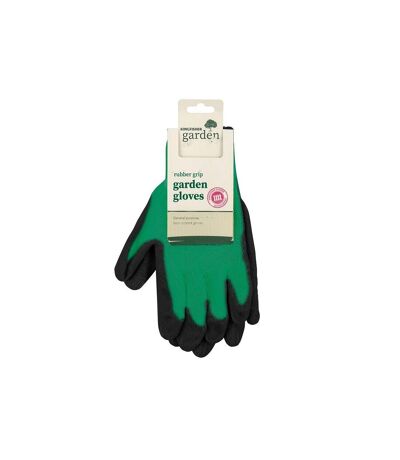 Kingfisher medium rubber grip garden gloves one size one colour Universal Textiles