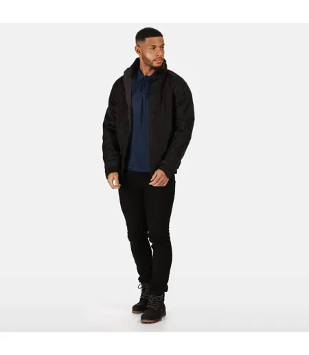 Dover Veste Coupe-vent Imperméable Homme Noir Gris Regatta