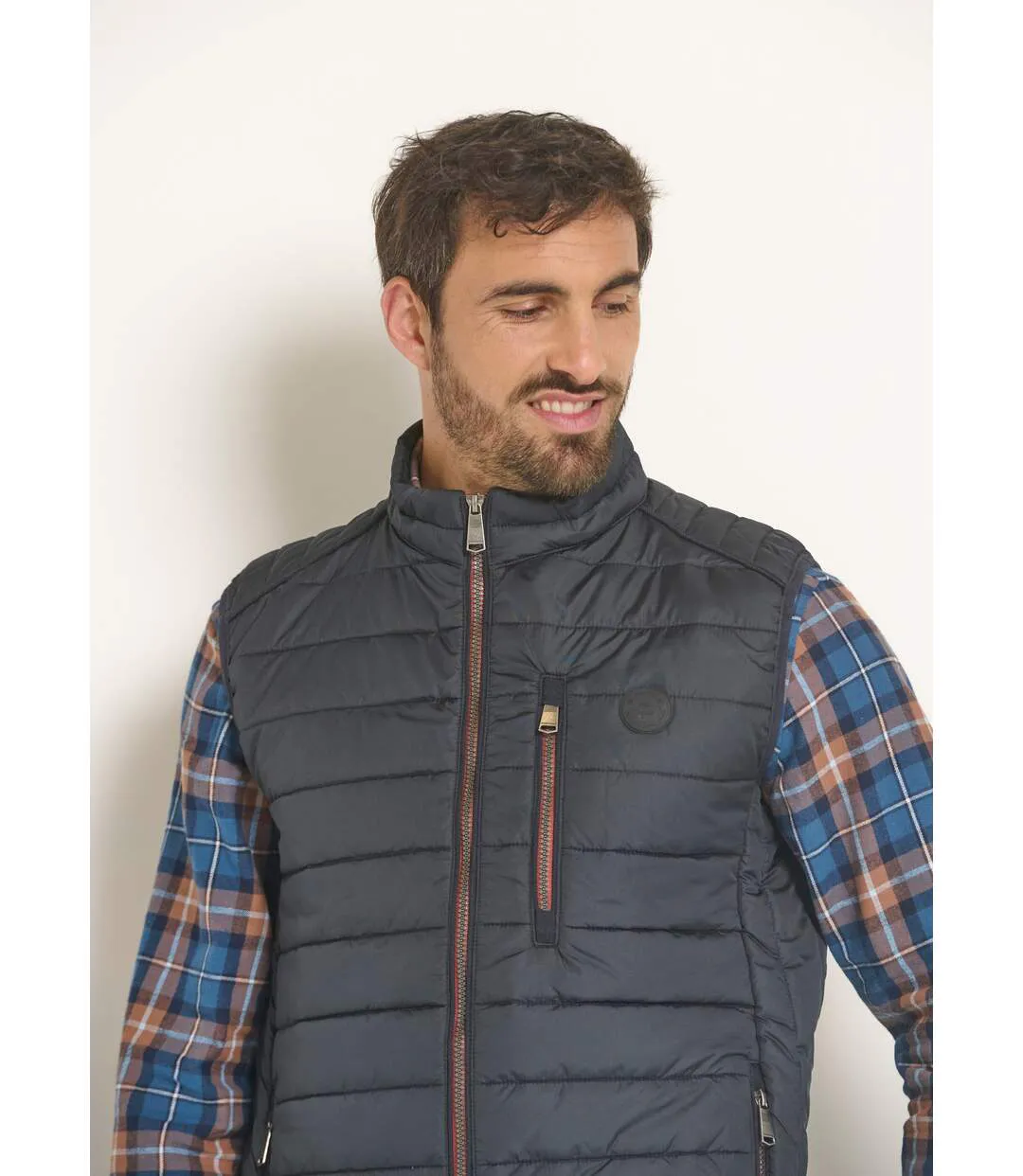 Veste zippée déperlante sans manches-4