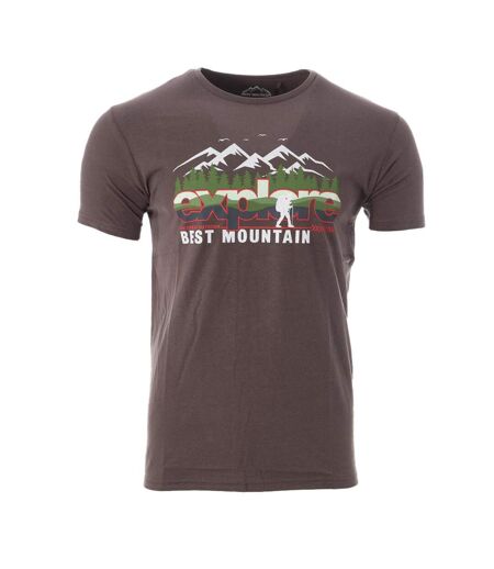 T-shirt kaki homme best mountain 2002 - s