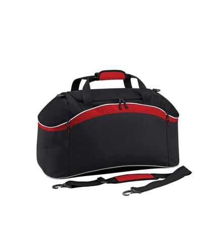 Teamwear carryall one size black/classic red Bagbase