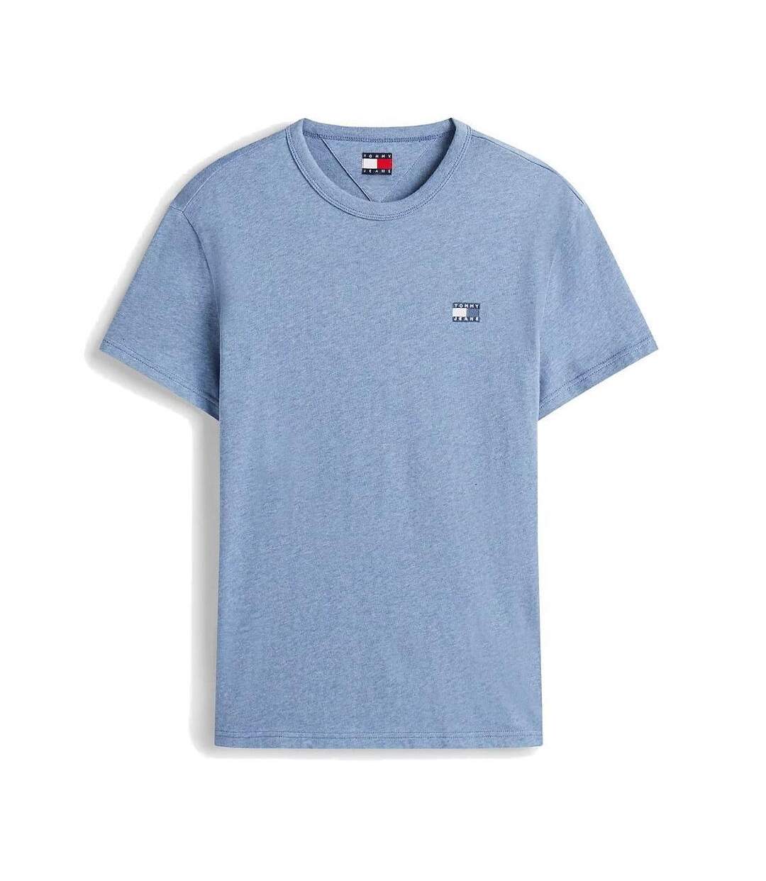 T-shirt bleu homme tommy jeans reg badge - l-1