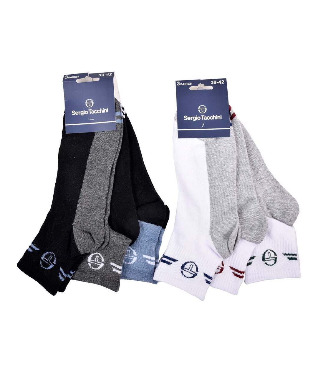 Chaussettes SERGIO TACCHINI QUARTER - Pack de 6-4