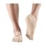 Toesox - Chaussettes à orteils ELLE - Femme (Beige) - UTMQ354-1