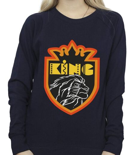 Disney Sweat-shirt Womens/Ladies The Lion King Crest (Bleu marine) - UTBI22353