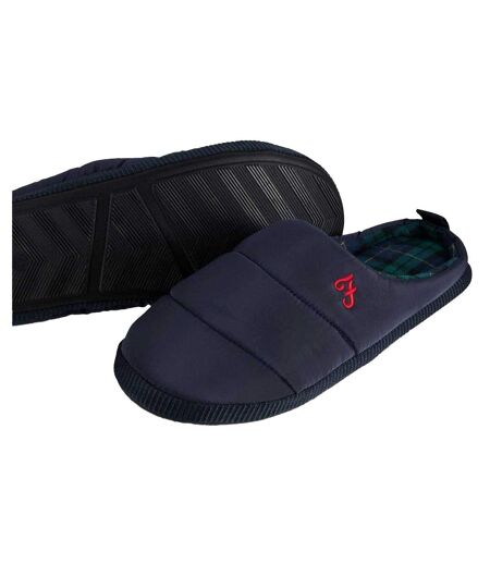 Mens Mule Slippers Navy Farah