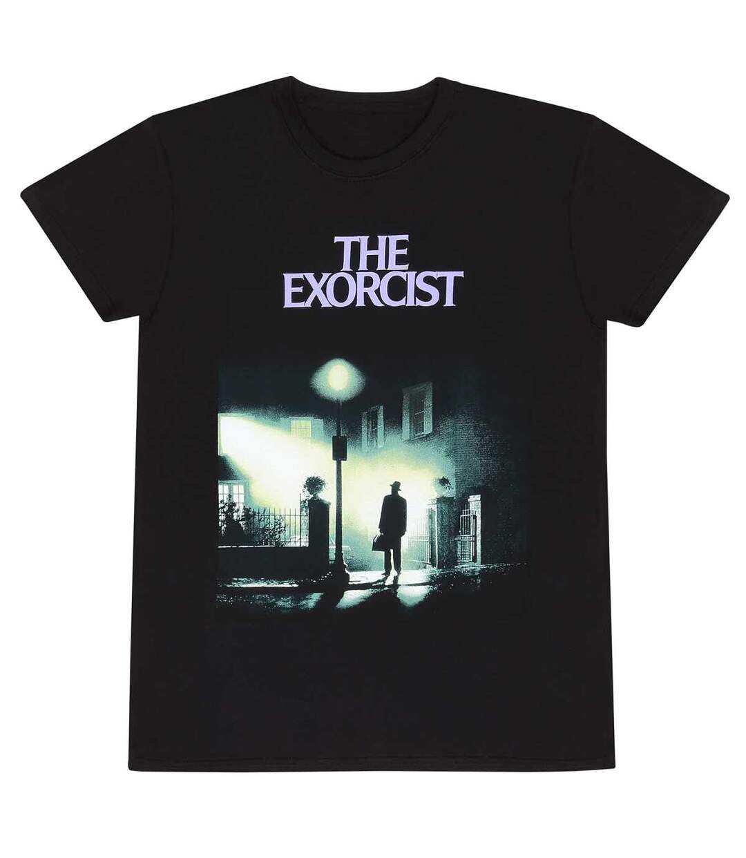 T-shirt adulte noir The Exorcist-1