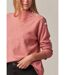 Pull femme col montant et épaule boutonnée FRIDA-3