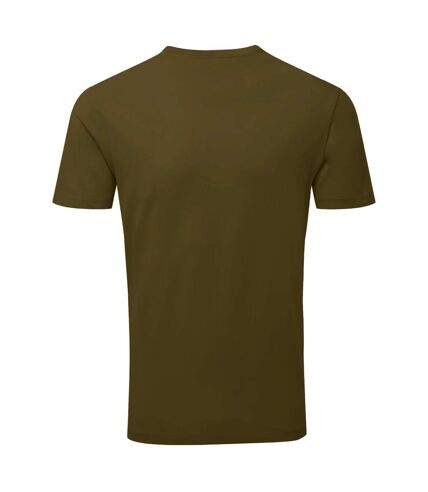 Mens marl organic t-shirt khaki Anthem