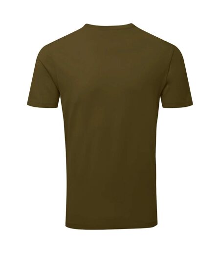 Mens marl organic t-shirt khaki Anthem