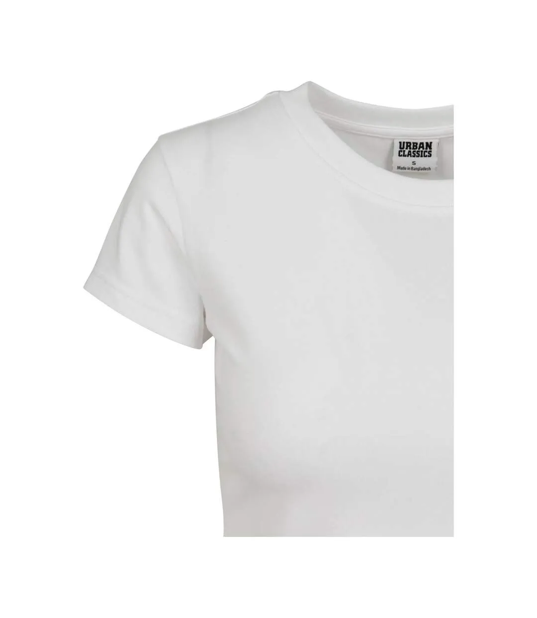 T-shirt Court Femme Blanc Urban Classics-3
