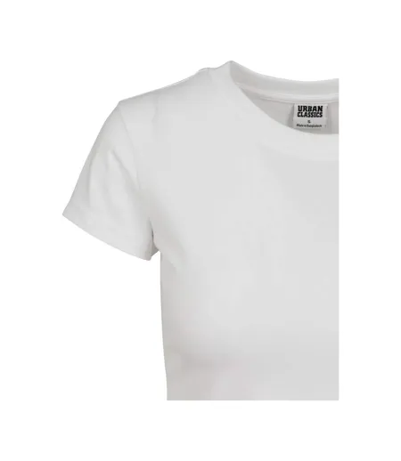 T-shirt Court Femme Blanc Urban Classics