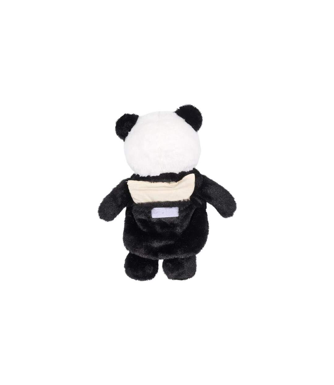 Bouillotte Peluche Micro-Ondable Panda 34cm Noir & Blanc-3