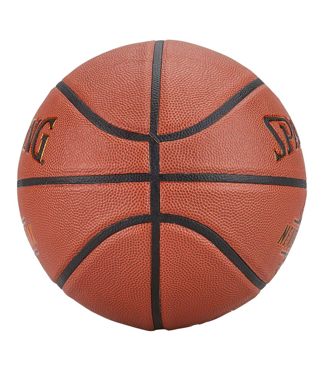 Ballon De Basket Neverflat Max Taille 7 Marron Spalding-2