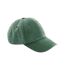 Casquette De Baseball Vert Bouteille Beechfield-1
