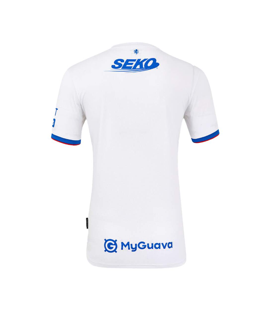 Mens 25/26 Rangers Fc Short-sleeved Away Shirt Brilliant White Lapis Blue Flame Scarlet Umbro-3
