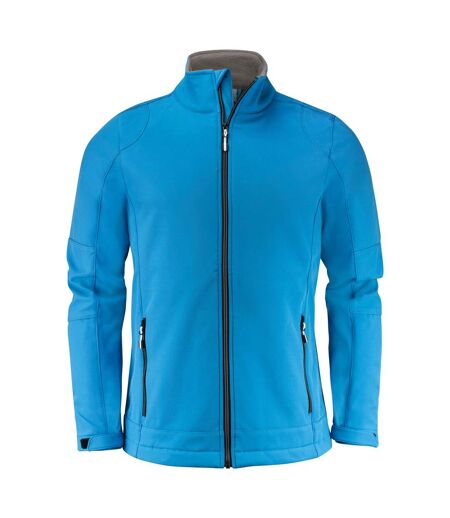Mens Trial Soft Shell Jacket Dark Navy Printer