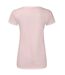 T-shirt Iconic Femme Rose Pâle Fruit Of The Loom-2