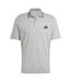 Polo Motif/style 3 Rayures Homme Gris Adidas-2
