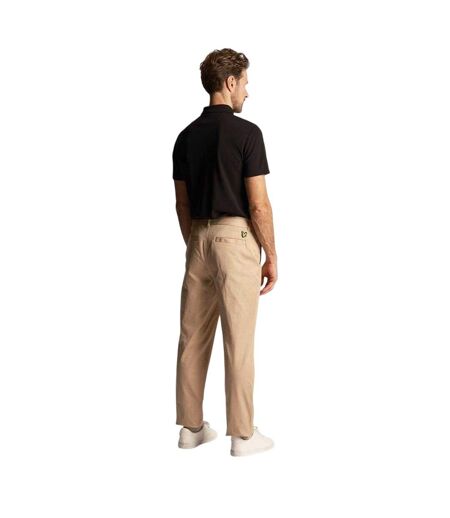 Chino De Golf Uni Homme Beige Foncé Lyle & Scott