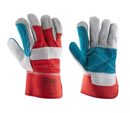 N heavy-duty rigger gloves large large multi colour SCA