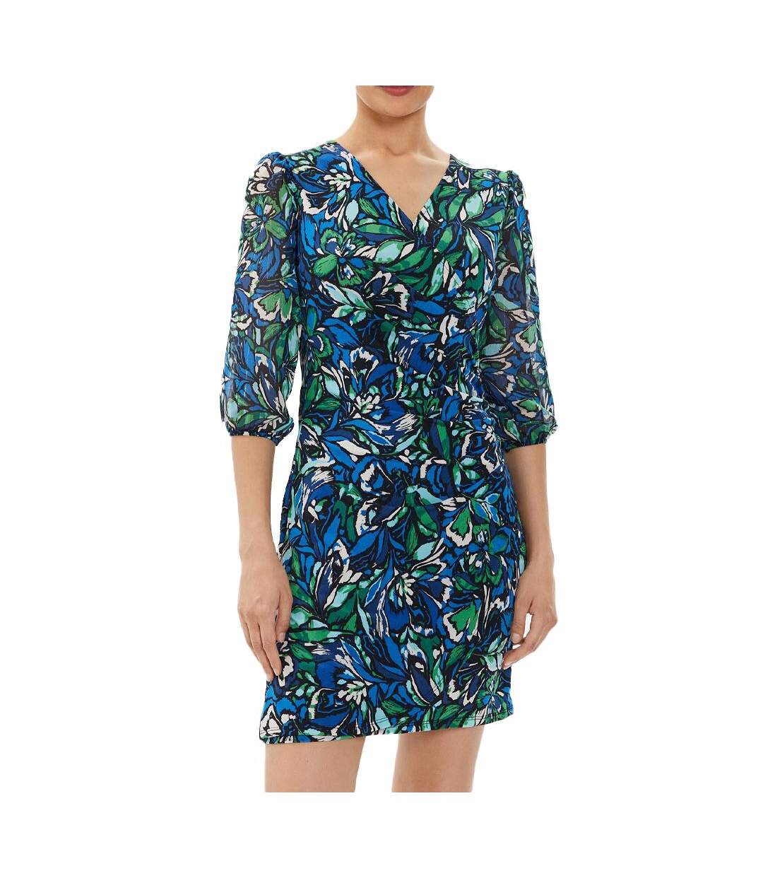 Robe Bleu/Vert Femme Morgan RIMIO - 40