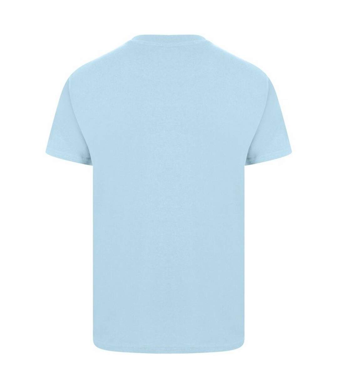Classic Mens Ringspun Tee Light Blue Casual-3