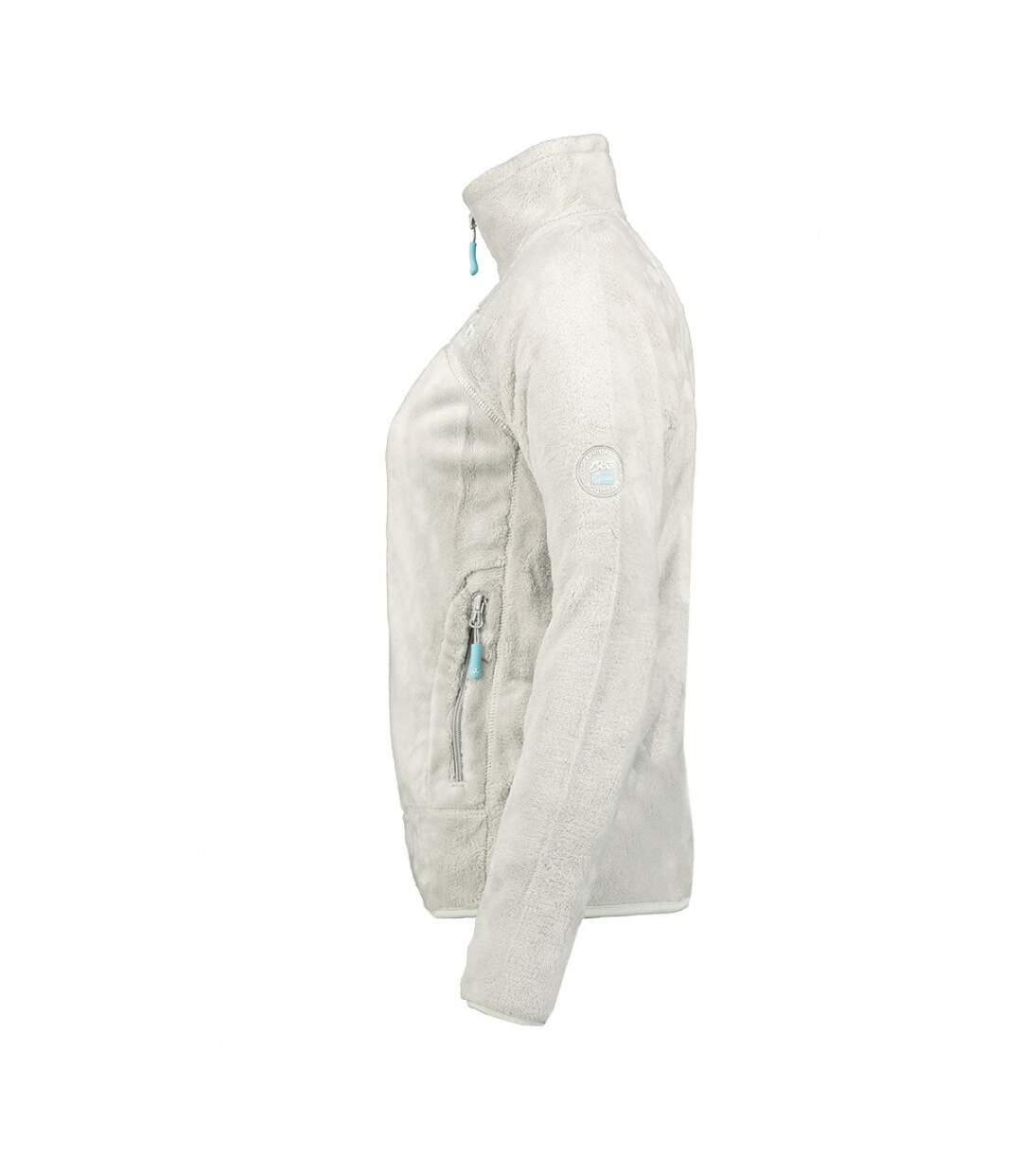 Veste polaire gris clair femme Geographical Norway Upaline-3