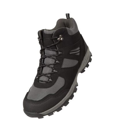 Mens mcleod wide walking boots jet black Mountain Warehouse