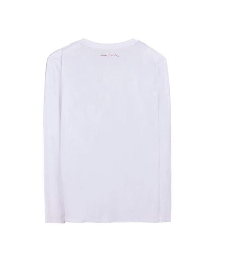 T-Shirt manches longues blanc homme teddy smith jim