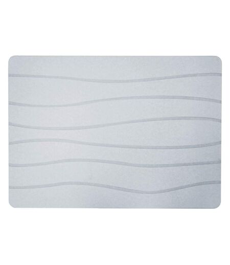 Tapis de Bain en Diatomite Ondelina 50x70cm Blanc