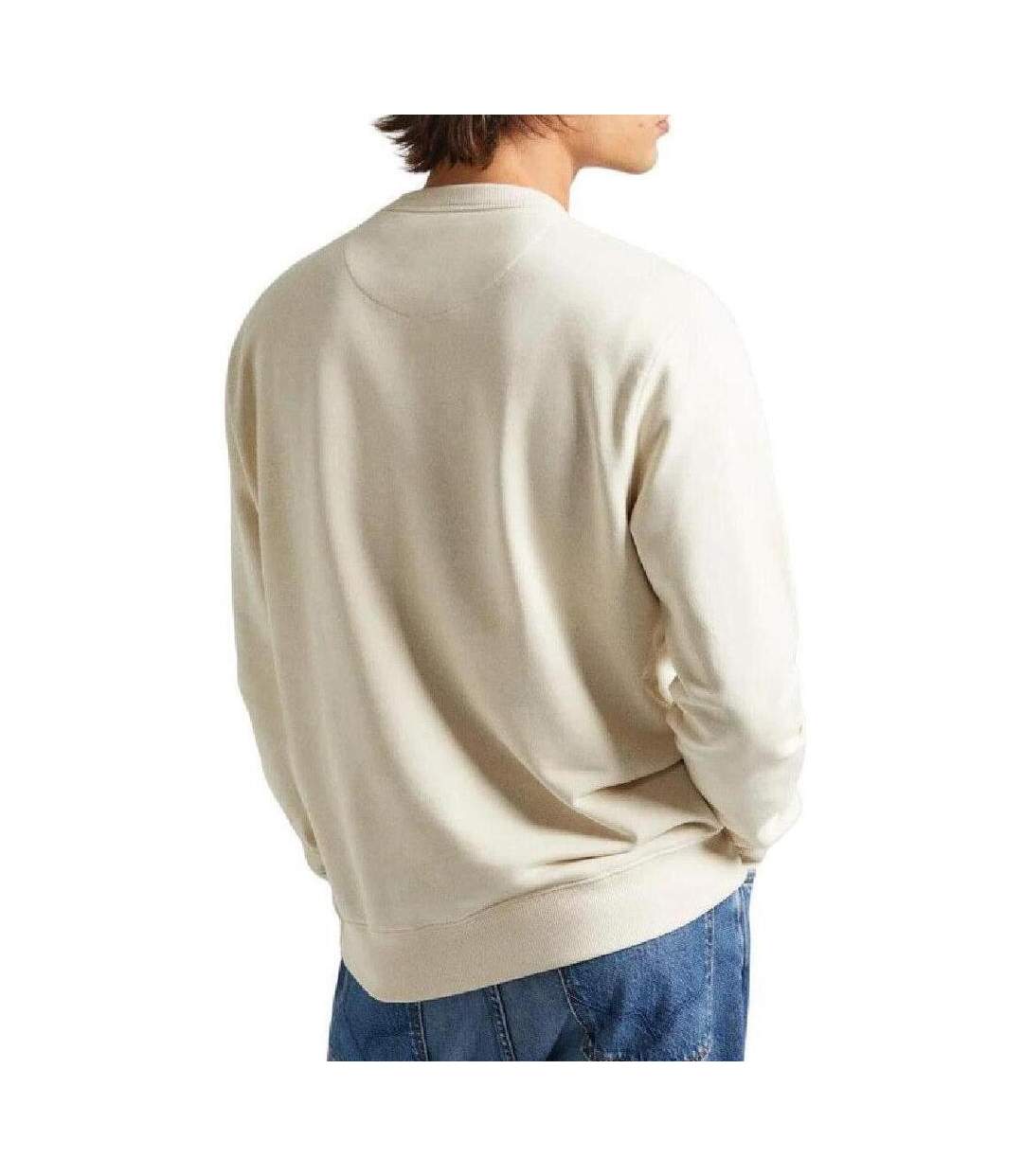 Sweat beige homme pepe jeans joe crew-2