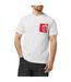 T-shirt Motif/style Hawaïen Homme Blanc Replay-4