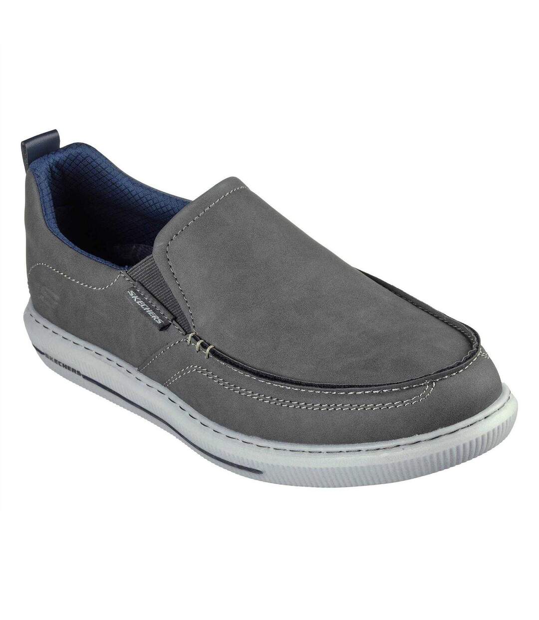 Mens Pertola Loafers Charcoal Skechers-4