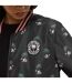 Veste femme satinée allover print avec patch et fil lurex Skull Vondutch-2