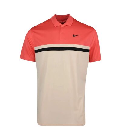 Nike Mens Victory Colour Block Dri-FIT Polo Shirt (Magic Ember/Artic Orange/Black) - UTBC5077