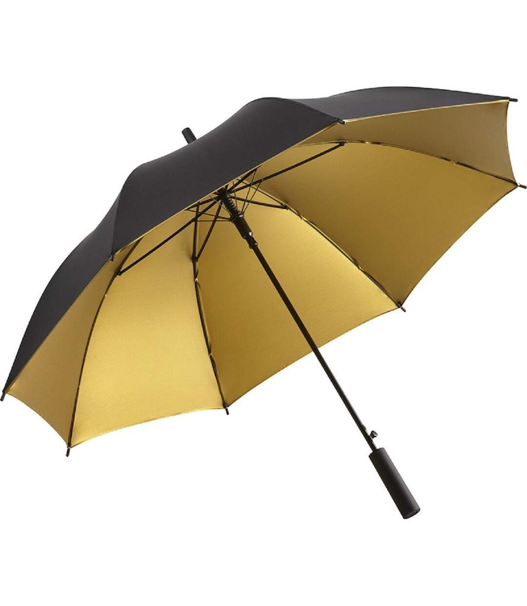 Parapluie standard 2 couleurs double face - FP1159 - noir - doré-1