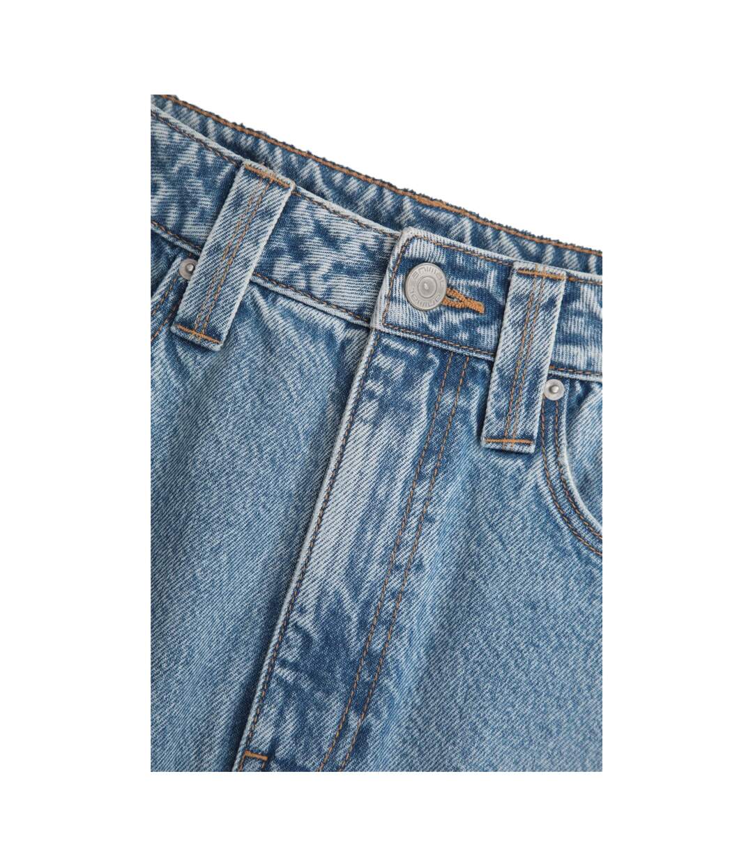 Jupe Midi En Denim Pour Femmes/femmes Bleu Animal-3