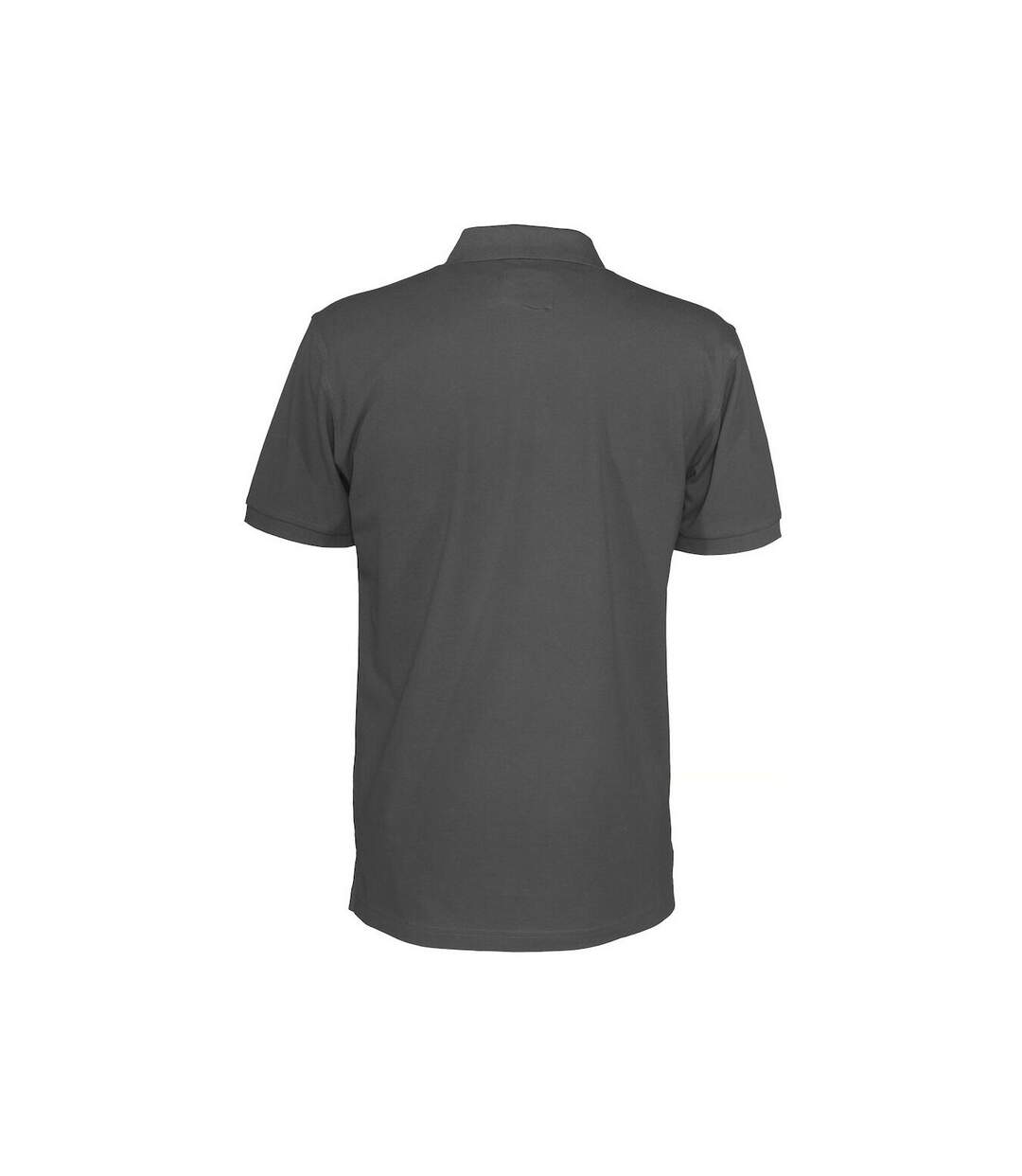 Clique Mens Pique Polo Shirt (Charcoal)