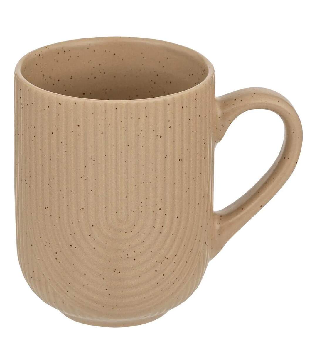 Lot de 6 Mugs en Céramique Lya 30cl Taupe-2