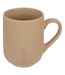 Lot de 6 Mugs en Céramique Lya 30cl Taupe-2