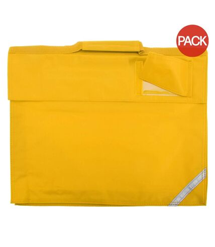 Lot de 2  Sacoche 5 litres taille unique jaune Quadra