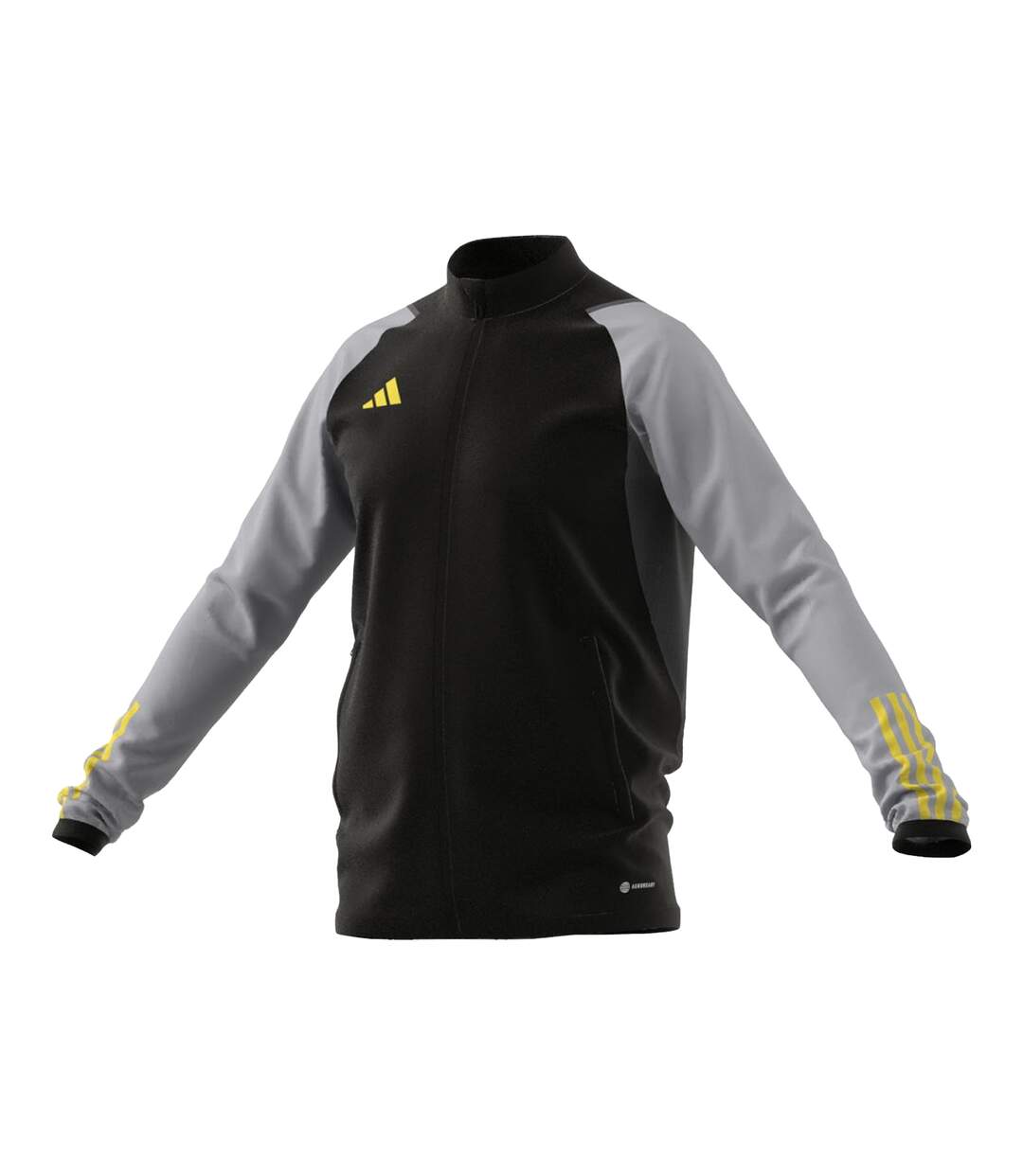 Veste Entraînement Tiro Competition Homme Noir Gris Argenté Adidas-1