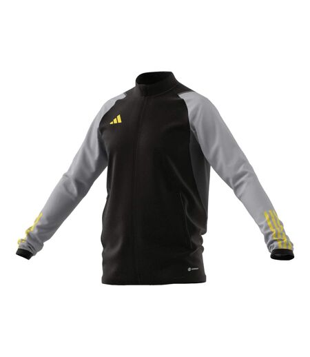Veste Entraînement Tiro Competition Homme Noir Gris Argenté Adidas