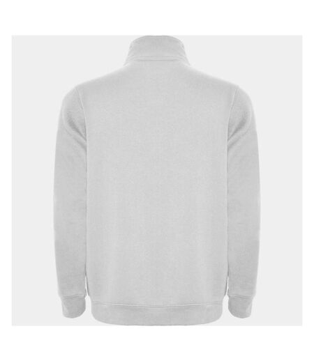 Roly Mens Aneto Quarter Zip Sweatshirt (White) - UTPF4313