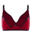 Soutien-gorge allaitement rouge/noir Tania