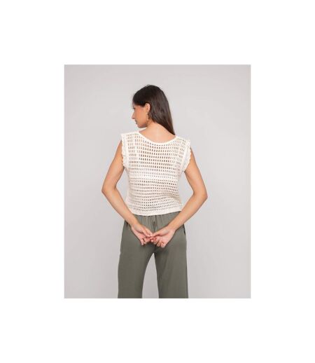 Gilet crochet sans manches KLARINE - Dona X Lisa
