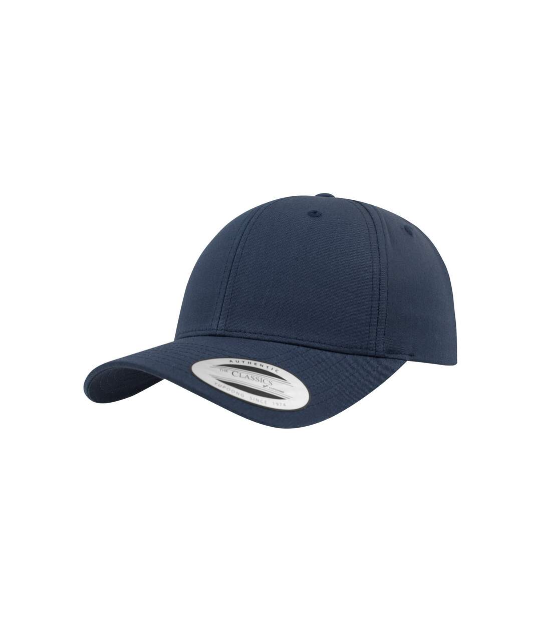 Casquette courbée classique adulte bleu marine Flexfit-1