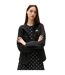 Womens/ladies Logo Full Zip Hoodie Black Tommy Jeans-4
