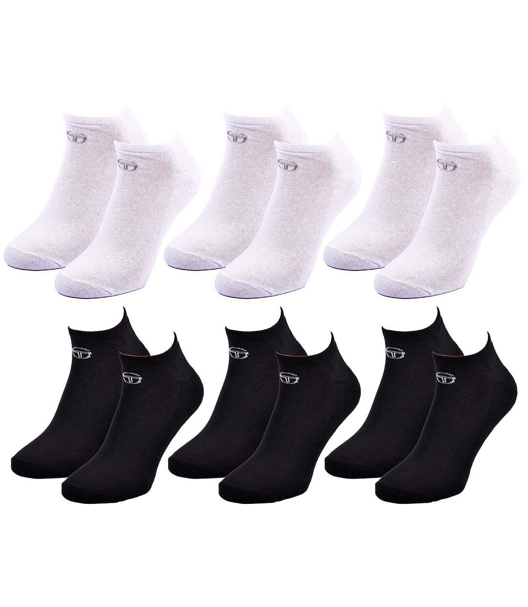 Chaussettes SERGIO TACCHINI SNEAKER 6 Pcs 60162 BOUCLETTE-2